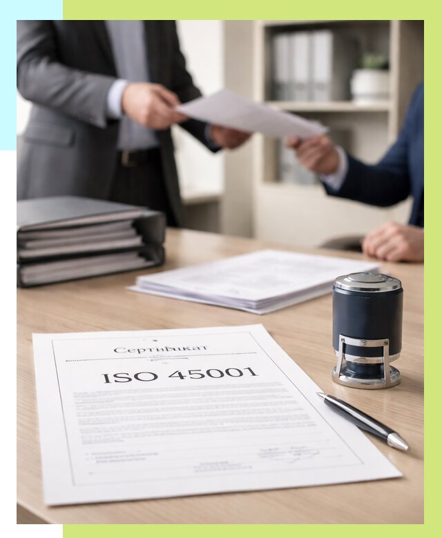Сертификат ISO 45001 в Орле под ключ от 45558 р. | Сертэкс